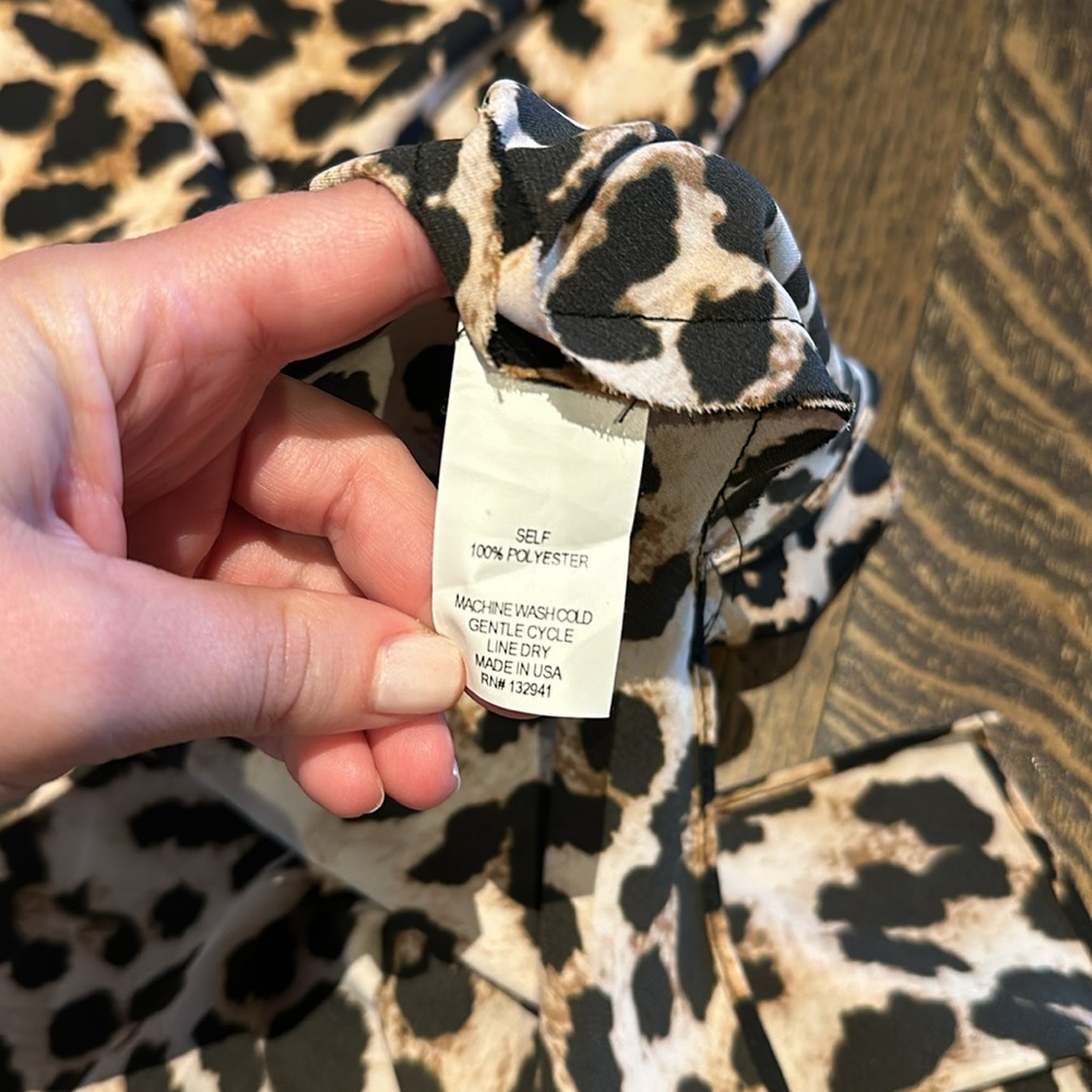 Amanda Uprichard Ansonia Leopard Slip Dress - Picture 7 of 7